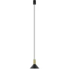 Store Straluma Kleine hanglamp driehoek zwart met brons