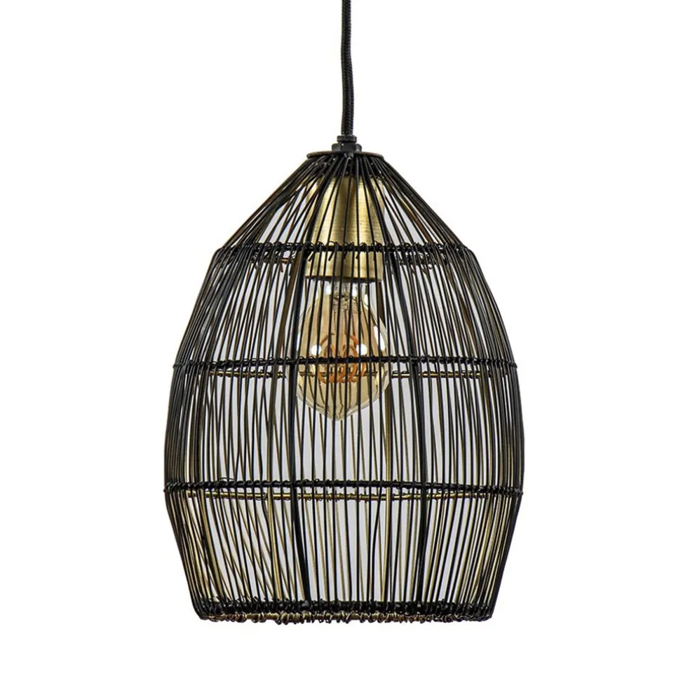 kleine_hanglamp_meya_zwar_0.webp Sale Straluma Kleine hanglamp Meya zwart met goud draad