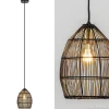 kleine_hanglamp_meya_zwar_1.webp Sale Straluma Kleine hanglamp Meya zwart met goud draad