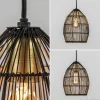 kleine_hanglamp_meya_zwar_3.webp Sale Straluma Kleine hanglamp Meya zwart met goud draad
