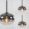 Shop Straluma Kleine hanglamp smoke glas gradient met zwart