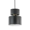 kleine_hanglamp_zwart_met_0.webp Flash Sale Straluma Kleine hanglamp zwart met goud accent