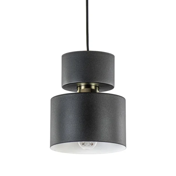 kleine_hanglamp_zwart_met_0.webp Flash Sale Straluma Kleine hanglamp zwart met goud accent