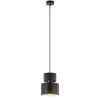 kleine_hanglamp_zwart_met_1.webp Flash Sale Straluma Kleine hanglamp zwart met goud accent