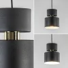 kleine_hanglamp_zwart_met_3.webp Flash Sale Straluma Kleine hanglamp zwart met goud accent