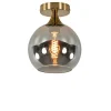 kleine_plafondlamp_goud_m_1.webp Fashion Straluma Kleine plafondlamp goud met smoke glas