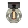 kleine_plafondlamp_zwart__1-1.webp Clearance Straluma Kleine plafondlamp zwart met smoke glas 20 cm