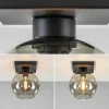 kleine_plafondlamp_zwart__3-1.webp Clearance Straluma Kleine plafondlamp zwart met smoke glas 20 cm