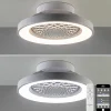 Outlet Straluma Kleine plafondventilator wit inclusief LED