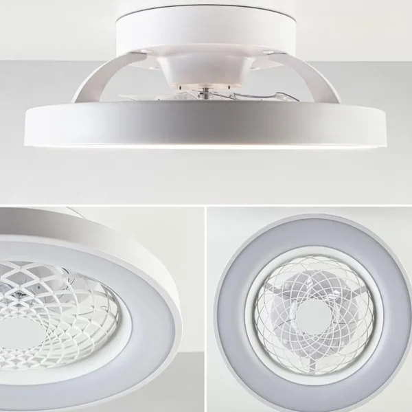 Outlet Straluma Kleine plafondventilator wit inclusief LED