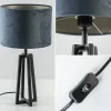 Best Sale Straluma Kleine tafellamp Miley mat zwart exclusief kap