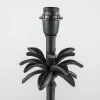 New Straluma L&L lampvoet Armata mat zwarte palmboom