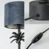 New Straluma L&L lampvoet Armata mat zwarte palmboom