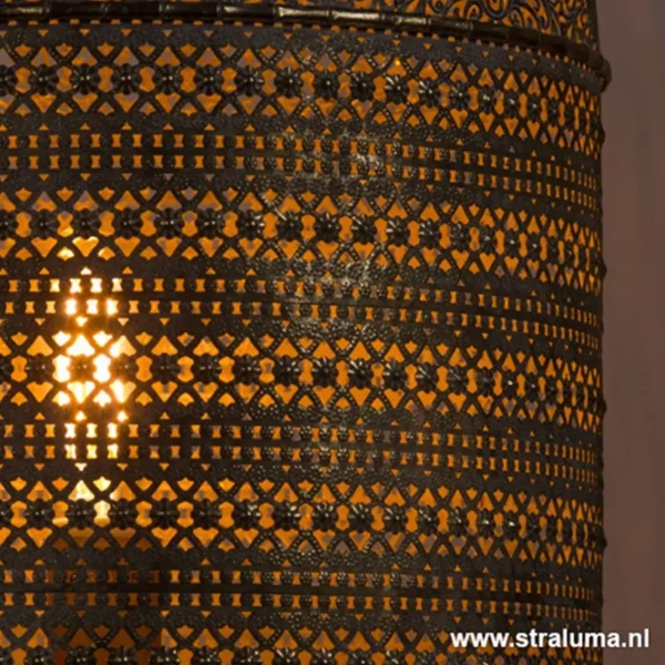 lampl_tafellamp_udupi_bru_3.webp Clearance Straluma L&L tafellamp UDUPI bruin-goud Oosters