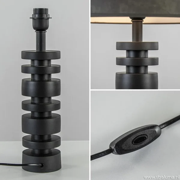 lampvoet_desley_zwart_exc_3.webp Discount Straluma Lampvoet Desley zwart EXCL.KAP