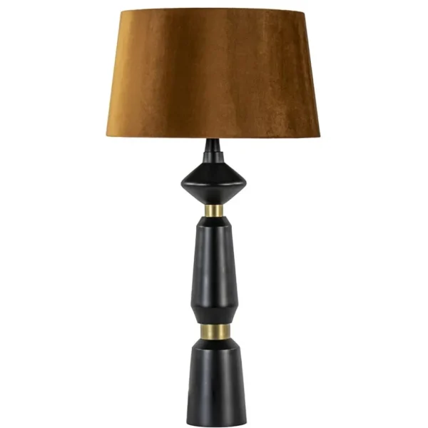 lampvoet_ilvar_mat_zwart__3.webp Cheap Straluma Lampvoet Ilvar mat zwart + antiek brons
