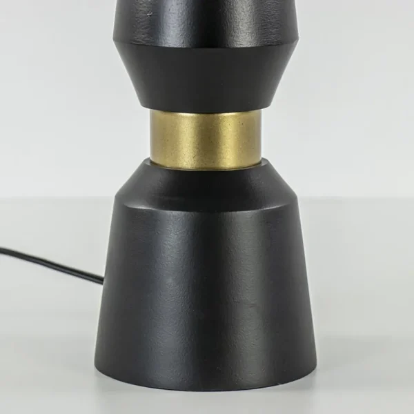 lampvoet_ilvar_zwartmat_g_1.webp Fashion Straluma Lampvoet Ilvar zwart/mat goud z/kap