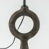 Hot Straluma Lampvoet Sabuli hout donker bruin excl. kap