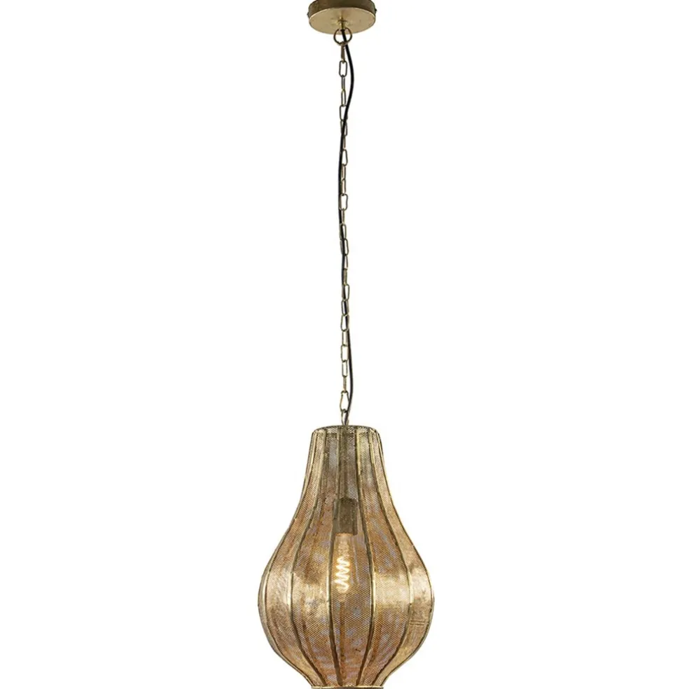 landelijke_druppel_hangla_1.webp Best Straluma Landelijke druppel hanglamp goud Oosters