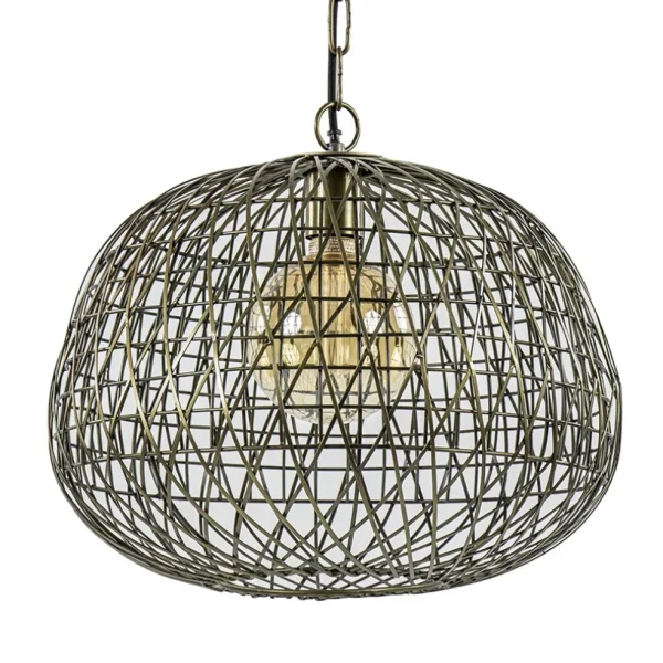 landelijke_hanglamp_alwin_0.webp Discount Straluma Landelijke hanglamp Alwina antiek brons L&L