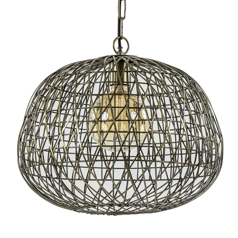landelijke_hanglamp_alwin_0.webp Discount Straluma Landelijke hanglamp Alwina antiek brons L&L