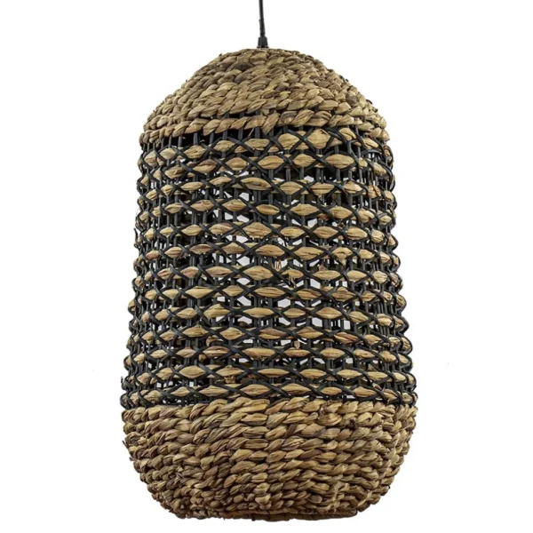 landelijke_hanglamp_tripo_0.webp Best Straluma Landelijke hanglamp Tripoli rotan met zwart