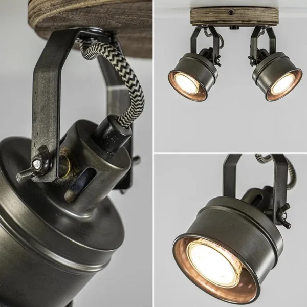 landelijke_lichts_opbouws_3.webp Outlet Straluma Landelijke 2-lichts opbouwspot gun metal met hout