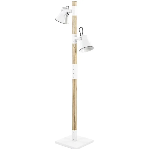 landelijke_lichts_vloerla_0.webp Discount Straluma Landelijke 2-lichts vloerlamp hout met witte kappen
