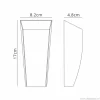 led_buitenlamp_updown_wit_3.webp Store Straluma LED buitenlamp up+down wit aluminium IP54