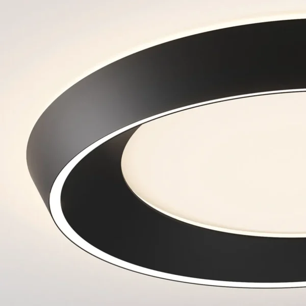 led_plafondlamp_tidal_mat_1.webp Shop Straluma LED plafondlamp Tidal mat zwart
