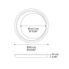 led_plafondlamp_tidal_mat_2.webp Shop Straluma LED plafondlamp Tidal mat zwart
