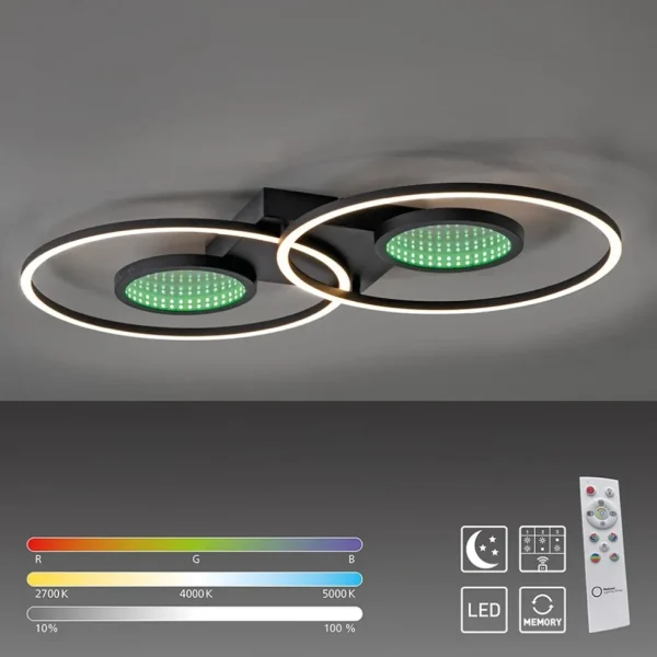 led_plafondlamp_zwart_rin_1.webp Store Straluma LED plafondlamp zwart ringen met RGB en memory