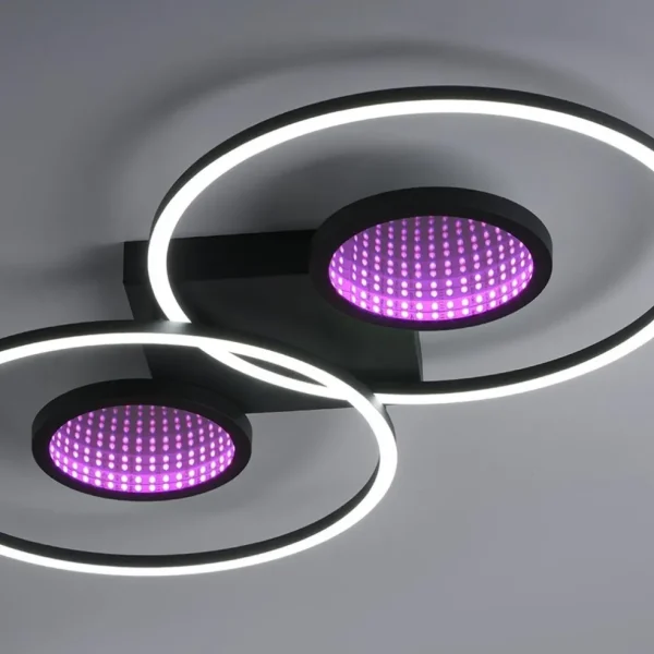 led_plafondlamp_zwart_rin_2.webp Store Straluma LED plafondlamp zwart ringen met RGB en memory
