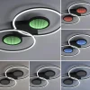 led_plafondlamp_zwart_rin_3.webp Store Straluma LED plafondlamp zwart ringen met RGB en memory