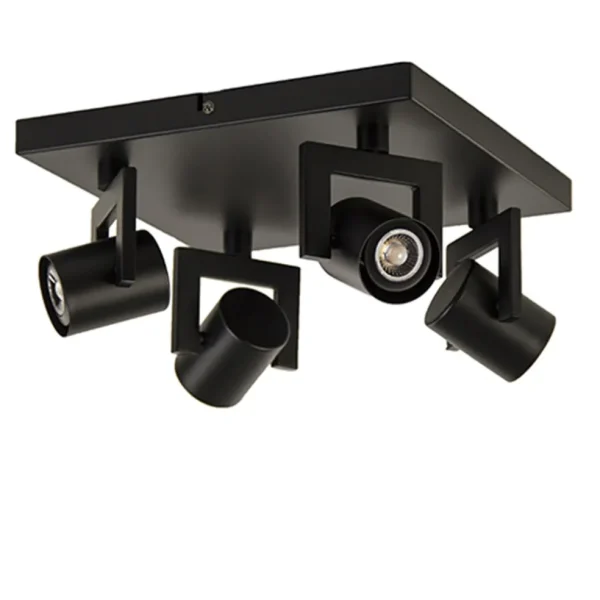 led_plafondspot_vierkant__0.webp Clearance Straluma LED plafondspot vierkant mat zwart