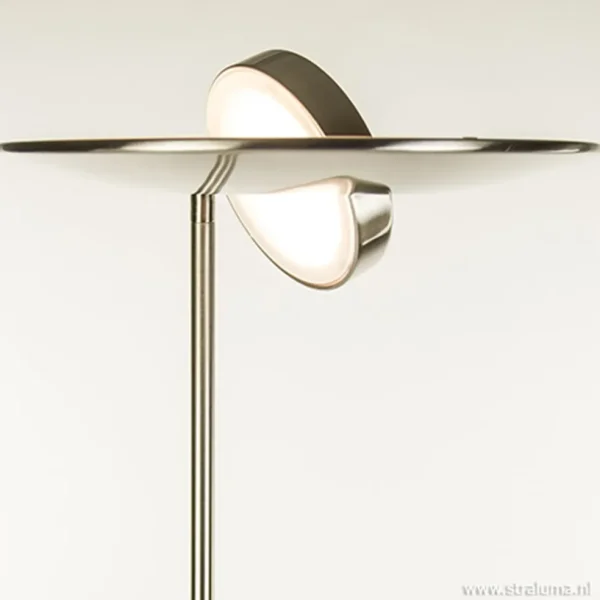 led_staande_lampuplighter_2.webp Sale Straluma LED staande lamp-uplighter staal-dimbaar