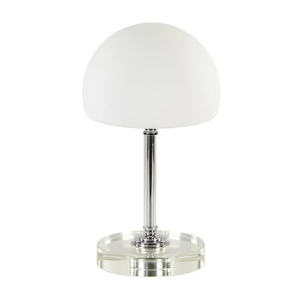 Shop Straluma LED tafellamp chroom/opaal glas dimbaar