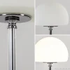 Shop Straluma LED tafellamp chroom/opaal glas dimbaar