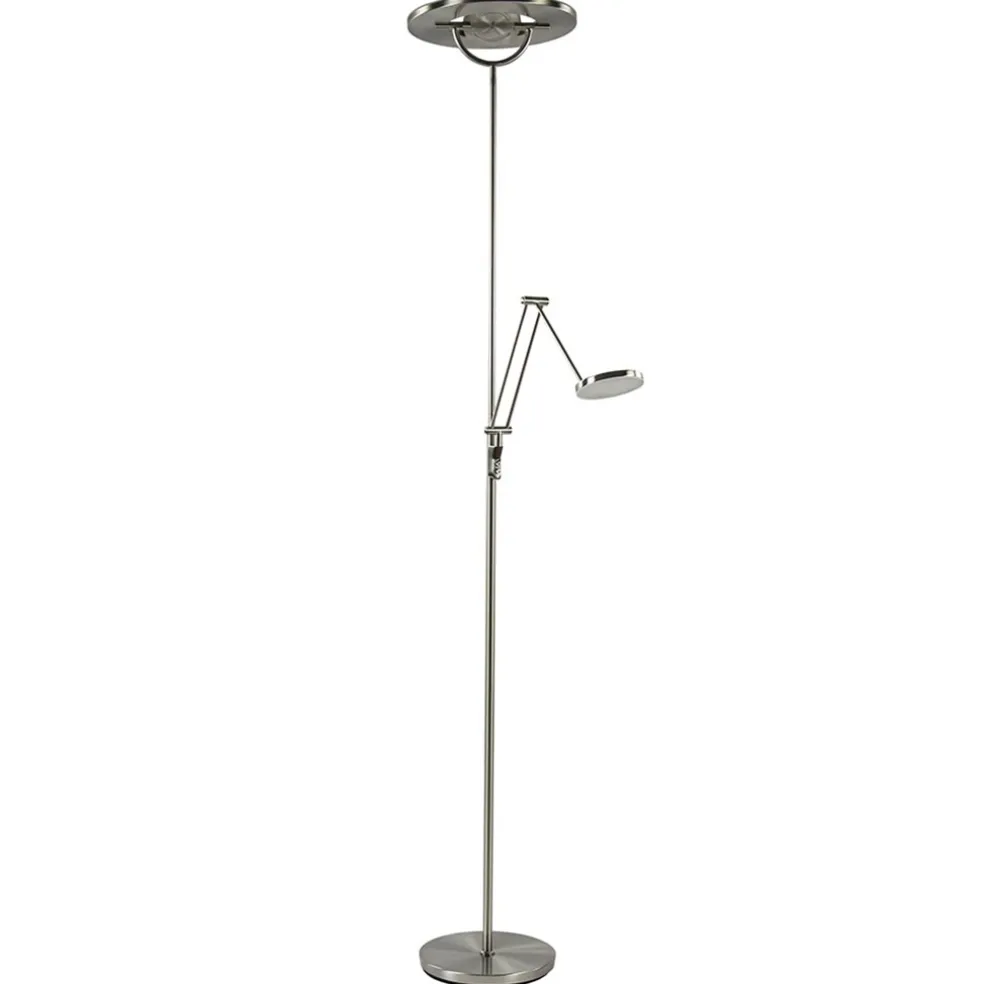 led_vloerlamp_staal_met_u_0-1.webp Best Sale Straluma LED vloerlamp staal met uplighter en leeslamp