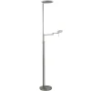 led_vloerlamp_staal_met_u_0.webp Flash Sale Straluma LED vloerlamp staal met uplighter en helder glas