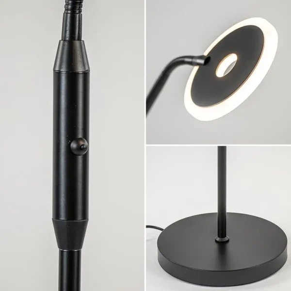 led_vloerleeslamp_mat_zwa_2.webp Best Straluma LED vloer/leeslamp mat zwart metaal verstelbaar