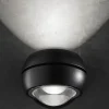 led_wandlamp_updown_nauti_3.webp Discount Straluma LED wandlamp up+down Nautilus Mini zwart verstelbaar