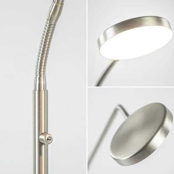 leeslamp_denia_flex_nikke_2.webp Outlet Straluma Leeslamp Denia Flex nikkel dim-to-warm