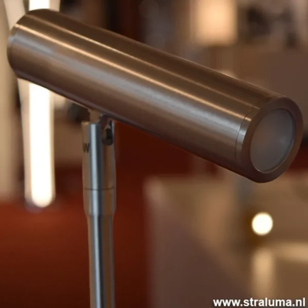 Fashion Straluma Leeslamp nikkel led + tastdimmer