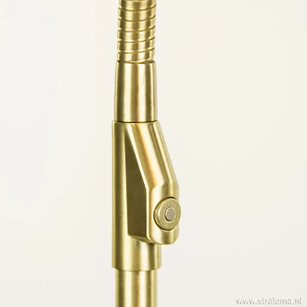 leeslampvloerlamp_led_mes_1.webp Hot Straluma Leeslamp-vloerlamp LED messing dimbaar