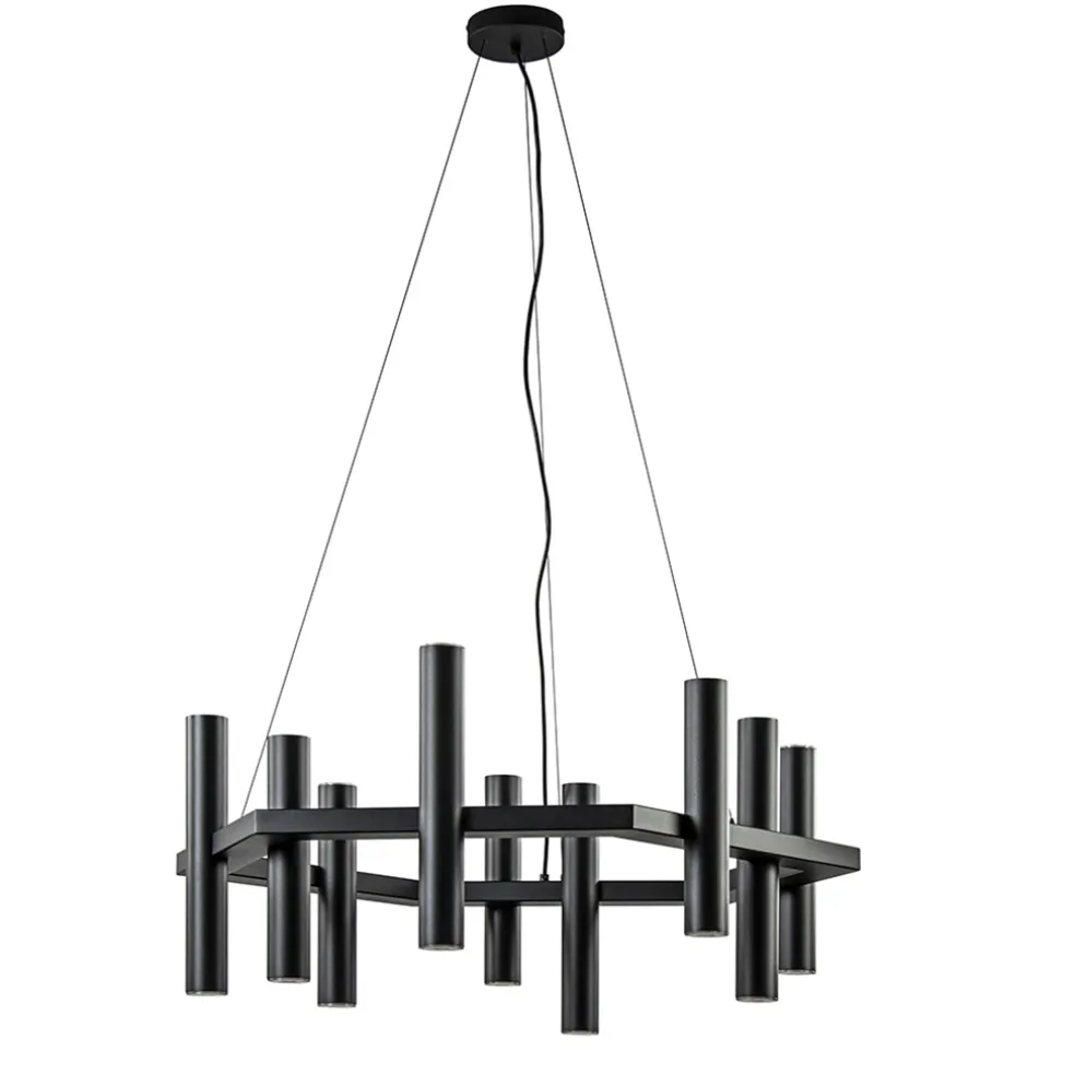 lichts_design_hanglamp_ho_0.webp Discount Straluma 12-Lichts design hanglamp 6-hoekig mat zwart