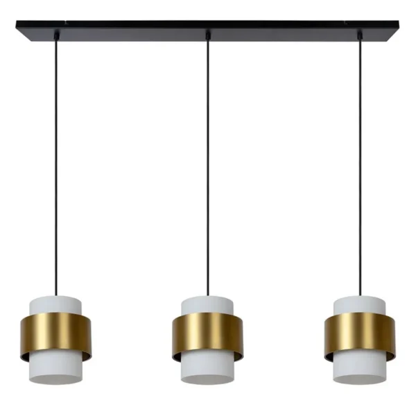 lichts_eettafelhanglamp_m_0-5.webp Cheap Straluma 3-Lichts eettafelhanglamp mat goud met opaal glas