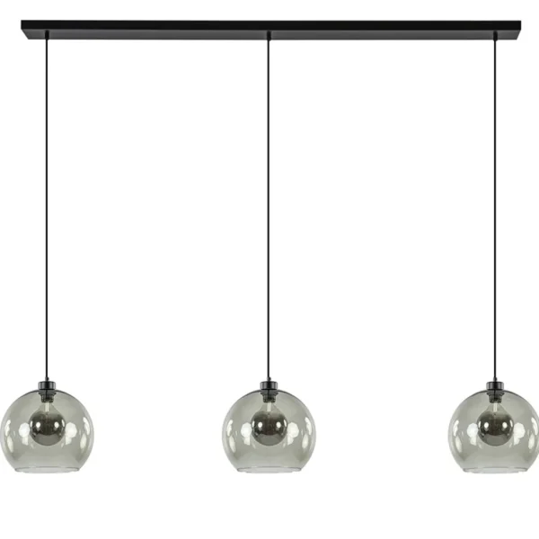 lichts_eettafelhanglamp_m_0.webp New Straluma 3-Lichts eettafelhanglamp met smoke glazen bollen