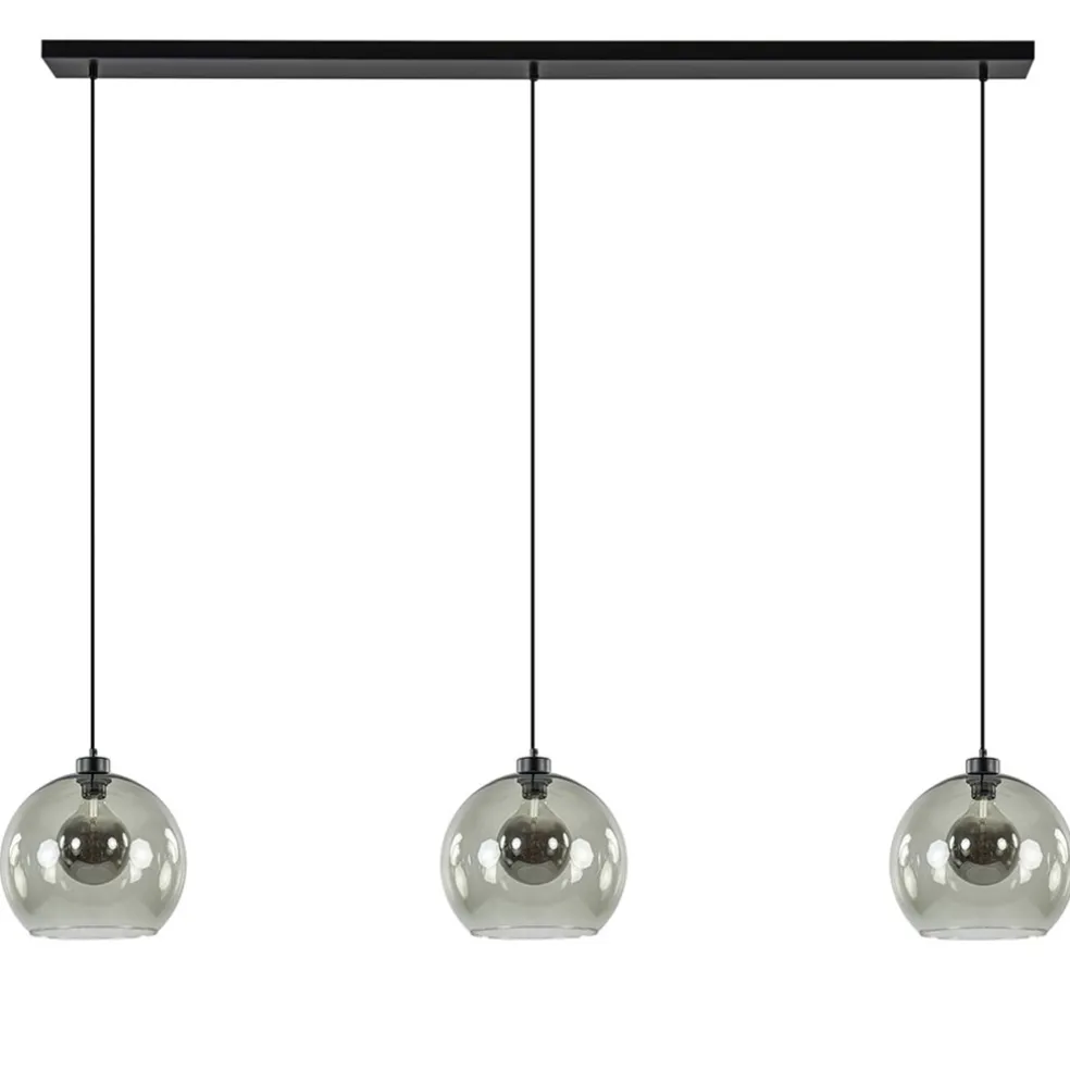 lichts_eettafelhanglamp_m_0.webp New Straluma 3-Lichts eettafelhanglamp met smoke glazen bollen