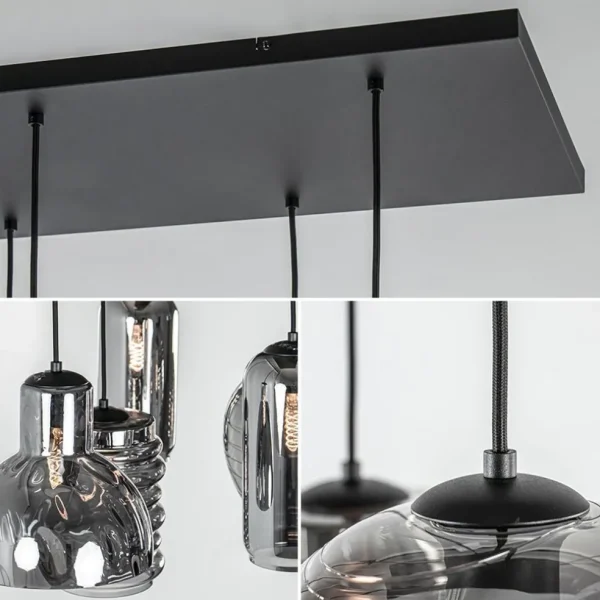 lichts_eettafelhanglamp_m_3-3.webp Cheap Straluma 6-Lichts eettafelhanglamp met smoke/titanium glas